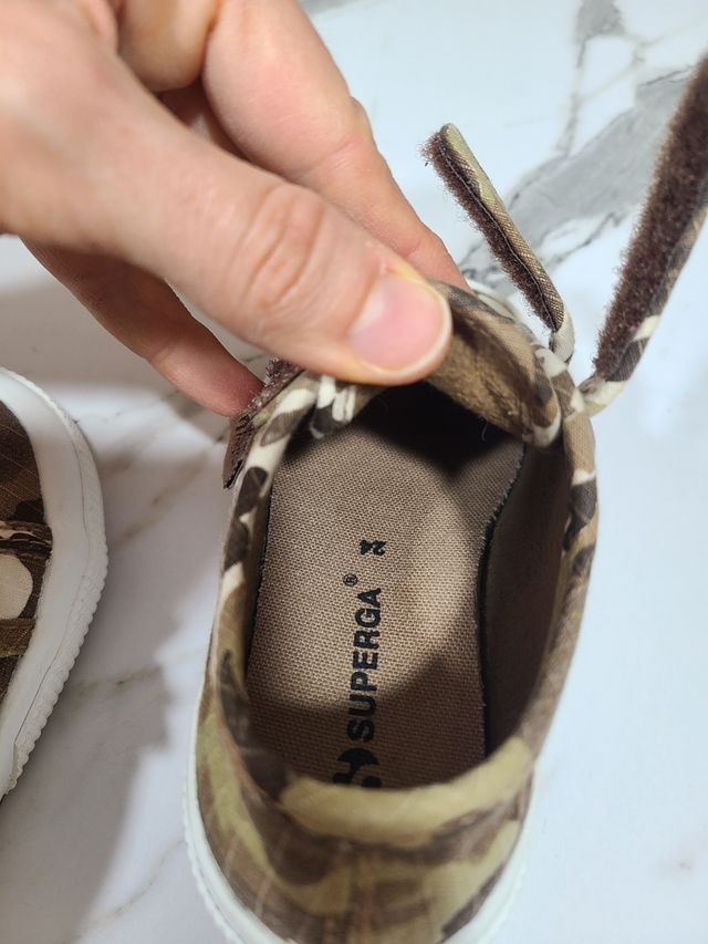 Zapatos Superga Kids Camuflaje