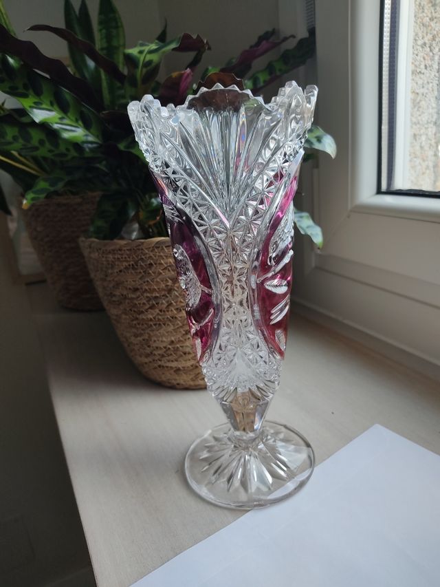 Jarrón cristal