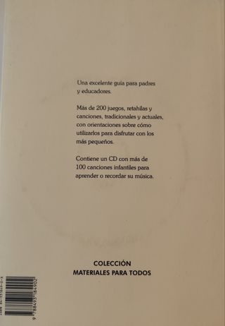 Libro Jugar, cantar y contar