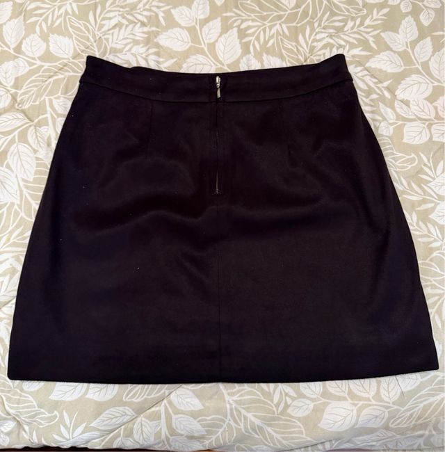 Falda antelina negra 36