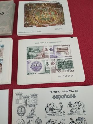 Lote de sellos en bloque