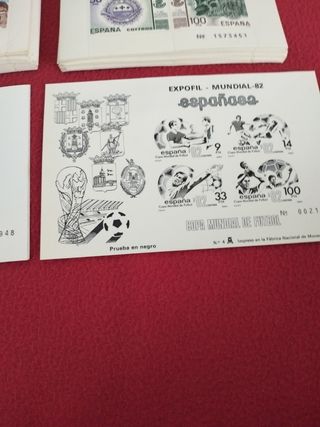 Lote de sellos en bloque