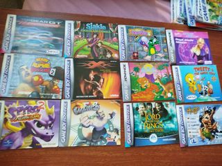 Lote 27 Manuales Game Boy Advance varios