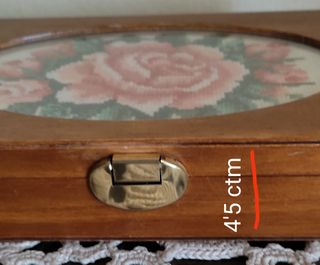 CAJA DE MADERA 12,5 de ancho 21   largo 4'5  alto