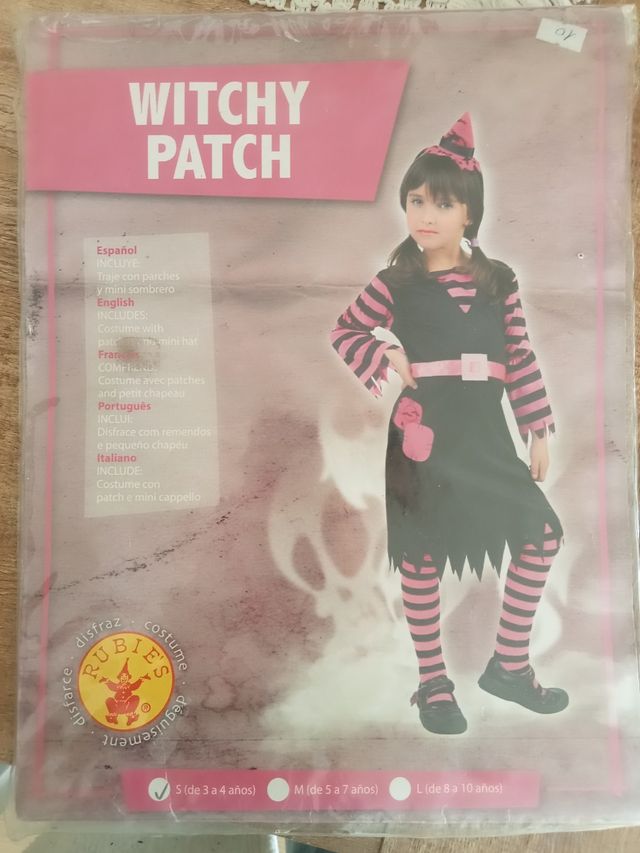 Disfraz bruja niña