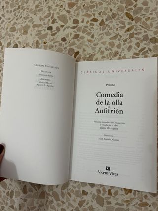 Comedia De La Olla. Anfitrion. Clasicos Universale