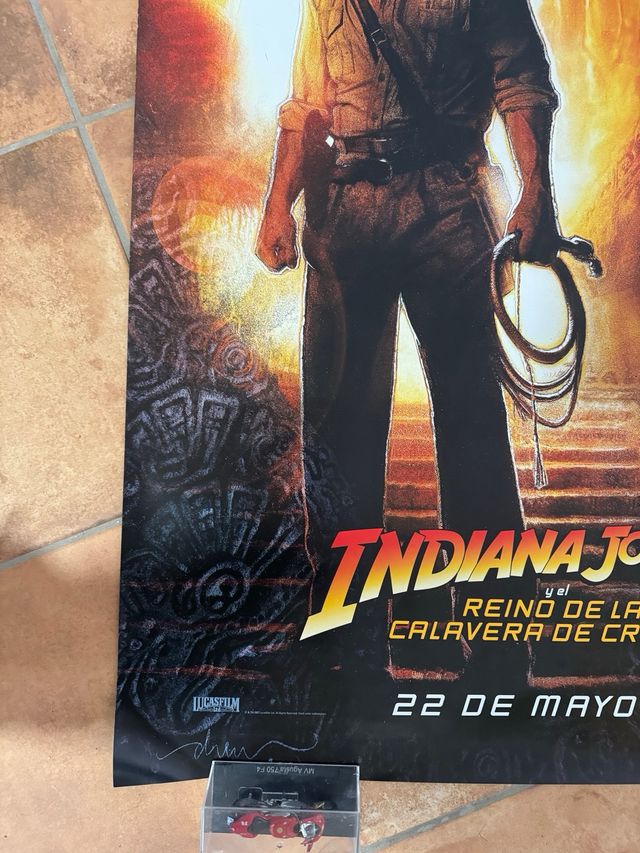 INDIANA JONES CALAVERA DE CRISTAL POSTER ORIGINAL