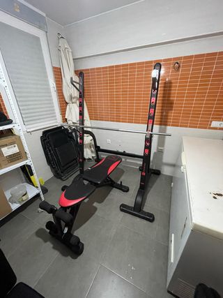 Pack completo de rack de musculación