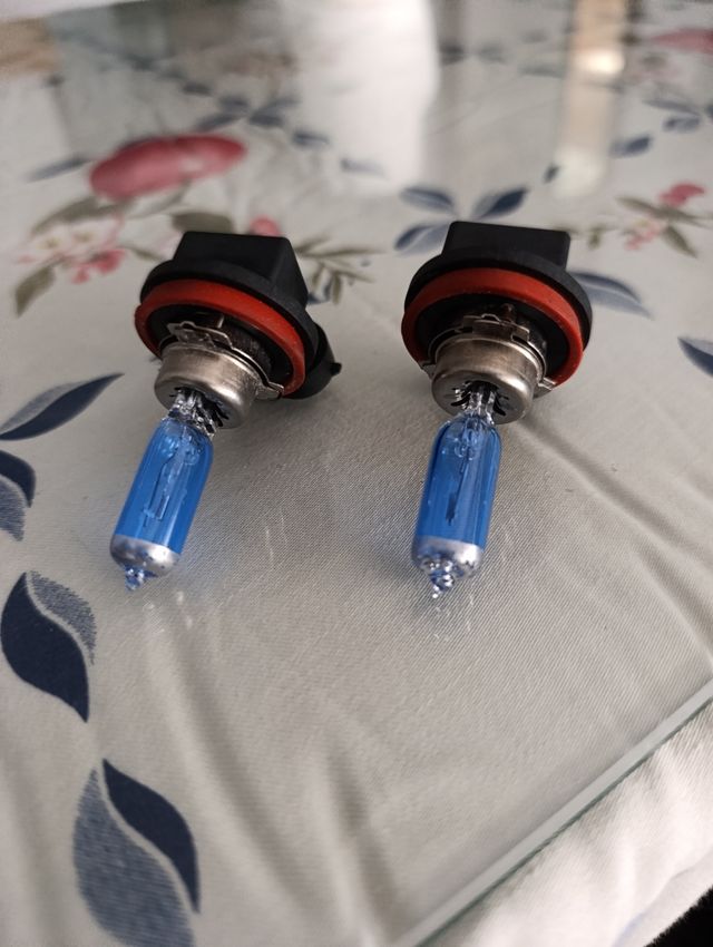 2 lamparas H11 blancas 55W