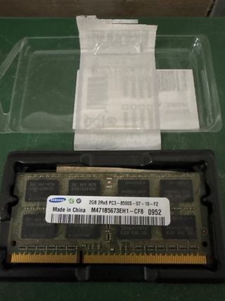 Tarjeta memoria Ram  pc portátil