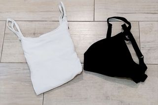 Sujetador y camiseta,lactancia