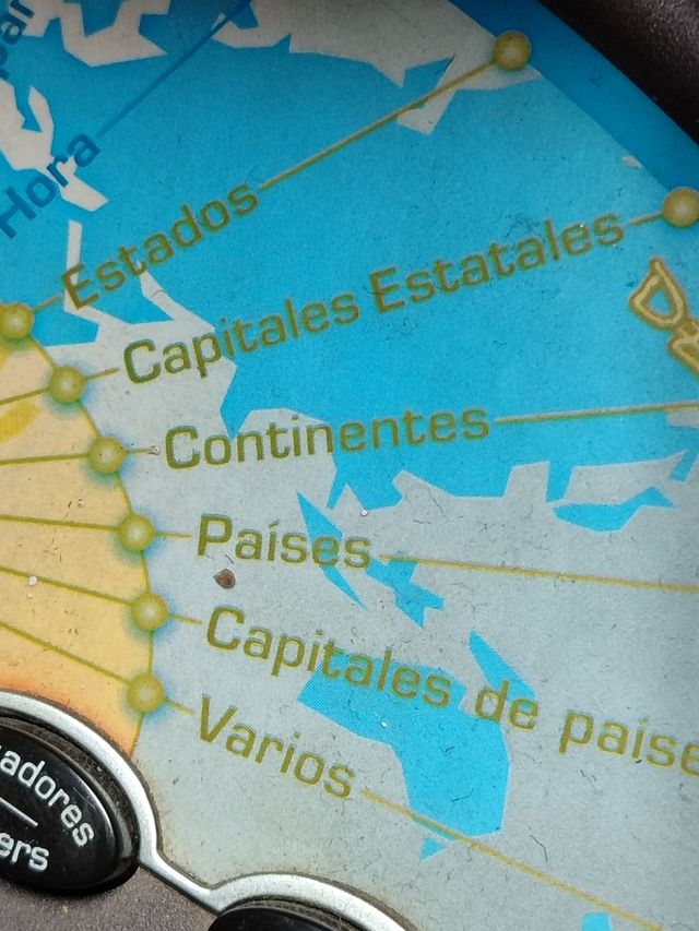 Globo terráqueo interactivo.