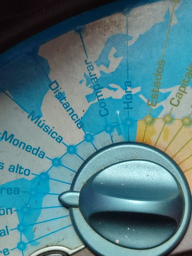 Globo terráqueo interactivo.