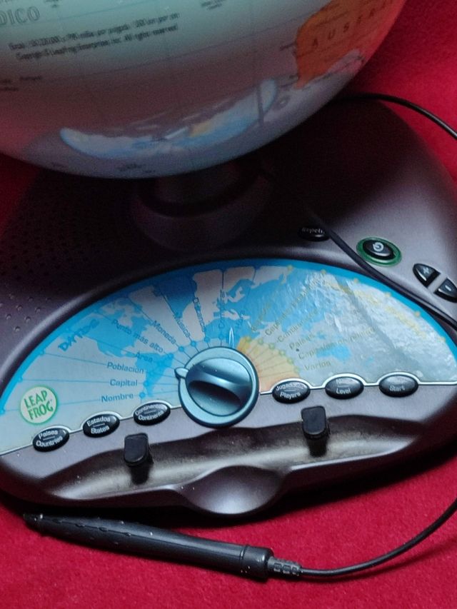 Globo terráqueo interactivo.