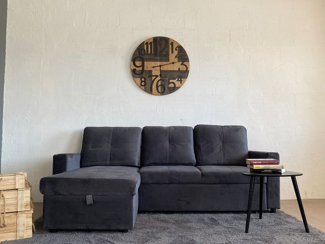 nuevo sofa chaislongue cama+arcon