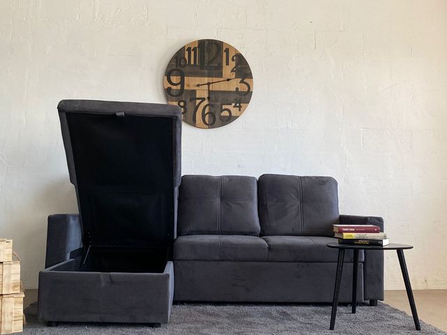 nuevo sofa chaislongue cama+arcon