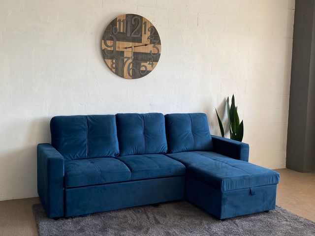 nuevo sofa chaislongue cama+arcon