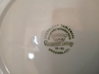 Plato antiguo porcelana
