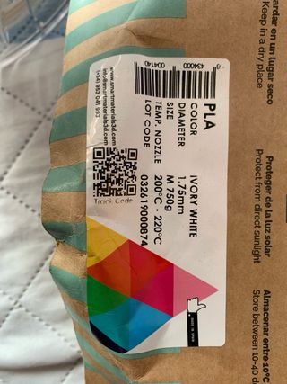 Filamento impresion 3D PLA 3D870 smartfil