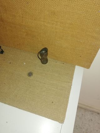 Jarrita de metal plateado