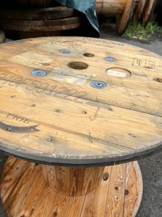 MESAS BOBINAS CARRETE MADERA CABLE CHILLPALET