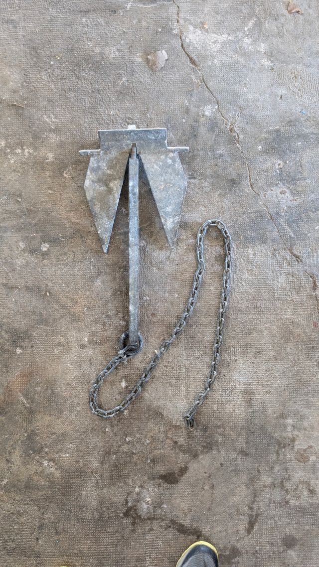 Ancla barco danforth