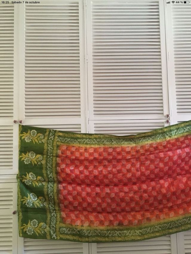 Sari de seda natural india