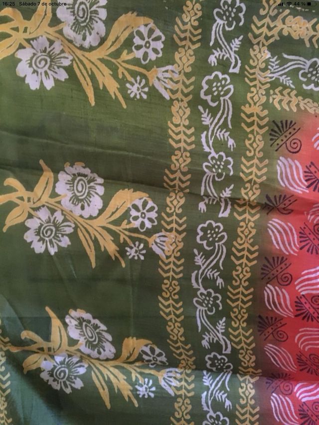 Sari de seda natural india