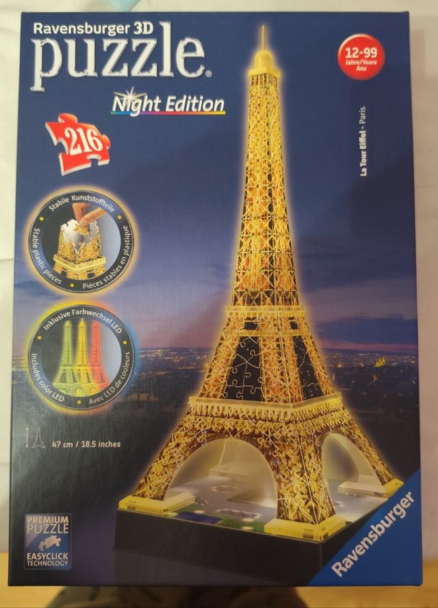 Puzzle Torre Eiffel - 3D