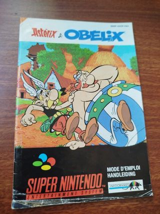 Manual Asterix y Obélix Super Nintendo