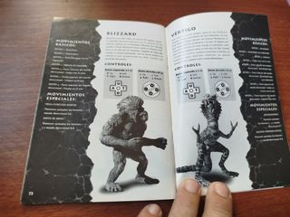 Manual juego Primal Rage Super Nintendo 