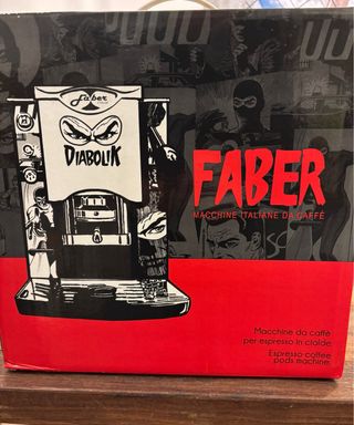 Macchina caffé Faber Diabolik Special edition