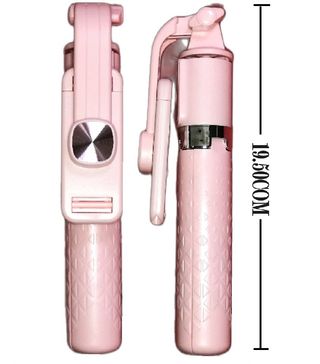 Palo Selfie Trípode  19-100 cm,con Mando Bluetooth