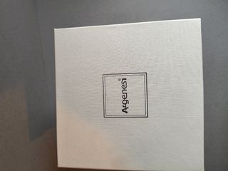 Vase brushed with silver