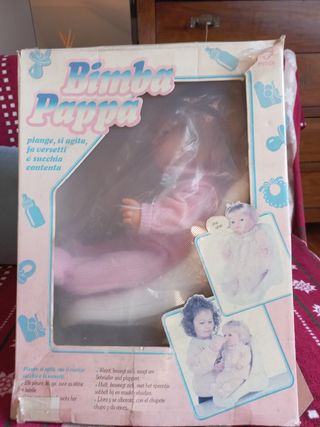 Bambola Bimba Pappa Furga,anni '90.Rara. Funziona