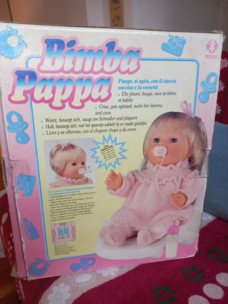 Bambola Bimba Pappa Furga,anni '90.Rara. Funziona