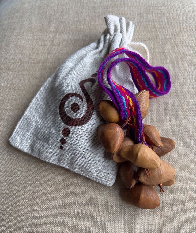 Sonaja semillas para muñeca o tobillo