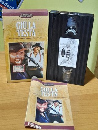 VIDEOCASSETTA VHS FILM WESTERN GIÙ LA TESTA