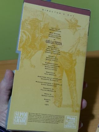VIDEOCASSETTA VHS FILM WESTERN GIÙ LA TESTA
