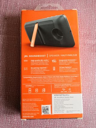 Altavoz Jbl Moto Mods