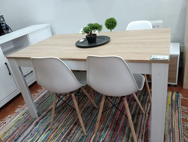 Oferta!!! Mesa con 4 sillas estilo nórdico