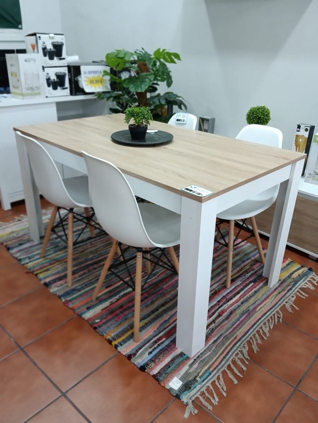 Oferta!!! Mesa con 4 sillas estilo nórdico