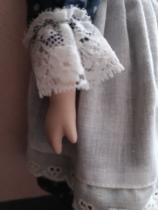 Rara bambola di porcellana vintage 30cm