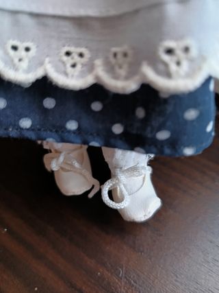 Rara bambola di porcellana vintage 30cm