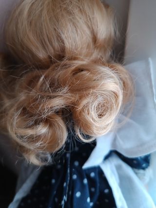 Rara bambola di porcellana vintage 30cm