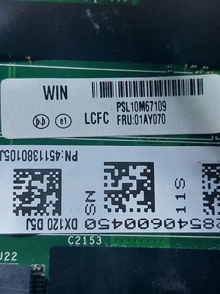 Placa Base LENOVO Thinkpad X1 Carbon 5ta