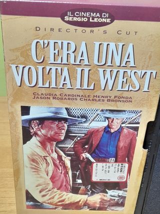 VIDEOCASSETTA VHS FILM C'ERA UNA VOLTA IL WEST