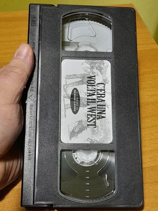 VIDEOCASSETTA VHS FILM C'ERA UNA VOLTA IL WEST