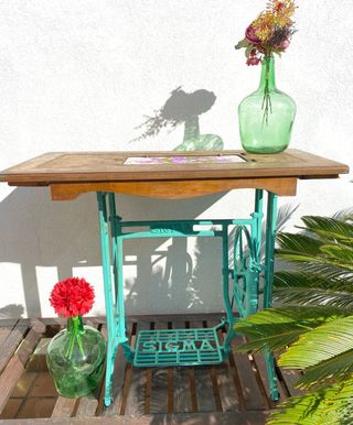 Mesa vintage máquina de coser SIGMA