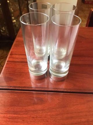 Bicchieri cristallo e argento